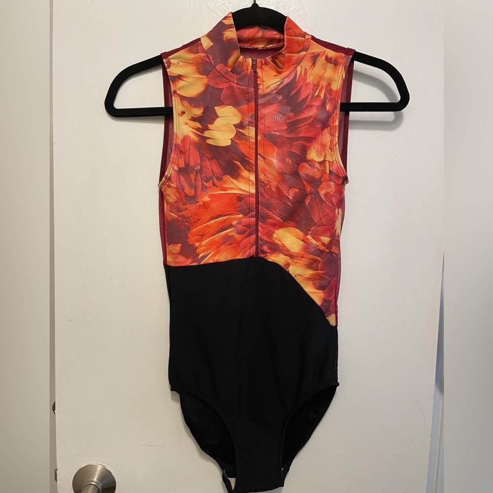 Elevé Dancewear S firebird design
